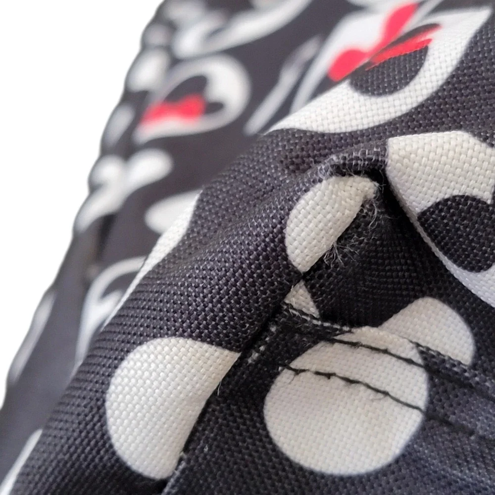 Disney Mickey Mouse Bag Set 3 Piece Tote Crossbody‎ Purse Laptop Sleeve Black